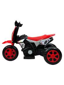 THE BABY SHOP Rideable Motorcycle For Children 3 Wheels Sound, Light 6V - Red - View 6