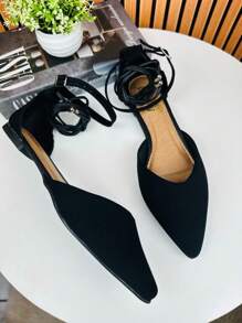 Women Flats - màu đen - Xem 2