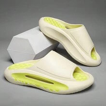 Hàng mới đến Nam Dép đi trong nhà Đúng mốt , Linh hoạt , Giải trí , Và Thể thao Trong nhà/Ngoài trời Chống trượt Dép tông Với Đế mềm - Màu be - Xem 7