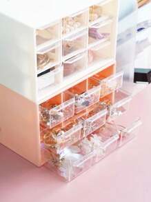 Storage Boxes , Bottles & Jars - Pink - View 3
