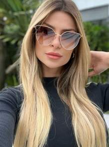 Kính râm nữ thanh lịch cho mùa hè - màu nâu - Xem 1