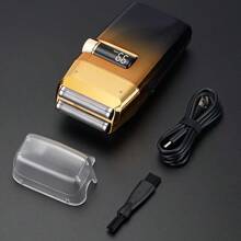 zhi wen hong LARGNER 2合1多功能刮鬍刀及脫毛器，快速充電，LCD電池顯示，提供USB和車載充電器，防水全身清洗，便攜旅行，適用於男友或父親節禮物 - 金色 - 查看 11