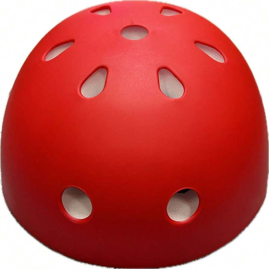 CASCO CON PROTECCION DE RODILLAS PARA JUVENIL - Rojo - Ver 1