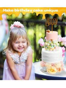 1 Pieza Soporte De Pastel Transparente Rellenable De Acrílico Con Base De Pastel Cilíndrica, Pilares De Pastel, Luces Y Estante De Visualización De Formas Para Decoración De Bodas, Cumpleaños Y Festivales - transparente - Ver 10