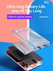 1 Pieza Consola De Juego Portátil 666-en-1, Estilo Clásico Y Retro, Mini Reproductor De Juegos De Video Portátil Desde La Infancia, Con Soporte Para Modo De Doble Jugador, Pantalla Grande, Puede Ser Un Regalo Perfecto - Multicolor - Ver 10