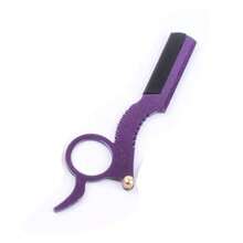 Herramienta de afeitado de cejas de acero inoxidable tipo antiguo sin cuchilla, tijeras de limpieza facial - Multicolor - Ver 6