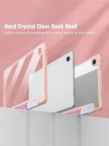 DANYCASE 平板电脑保护壳大理石纹适用于 Sam A9 Plus A9 A8 S6 Lite 2024 2022 2020 S7 S8 S9 适用于 iPad 10th Air 4 5 10.9 Pro 11 10.2 7th 8th 9th 9.7 5th 6th Mini 6 - 粉色 - 查看 7
