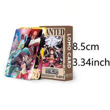 One Piece Lomo Card Set: 30pcs/60pcs/92pcs Double-Sided High Definition Color Printing Photocard With Stickers And Bookmarks - Pirates-multicolor - View 2