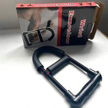 1個手腕力量測試器,手腕力量訓練,張力測試器,臂力測試器,手臂肌肉運動,家庭健身設備 - 黑色 - 查看 2