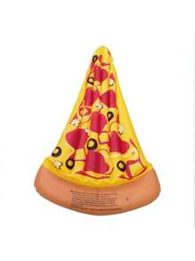 1pc Pizza Slice Inflatable Float With Drink Holder, Multi-Person Thickened Inflatable Lounger For Adults, Random Style Beach Essentials Swimming Games - Multicolor - View 6