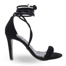 MODARPE Women Heeled Sandals - Black - View 3