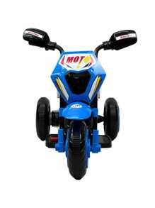 THE BABY SHOP Rideable Motorcycle For Children 3 Wheels Sound, Light 6V - Blue - View 7