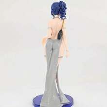 1 件情人节礼物站立连衣裙优雅蓝色公主万圣节圣诞节创意动漫活动人物，动漫迷的理想礼物，日本动漫模型装饰精美汽车配件 - 彩色 - 查看 6