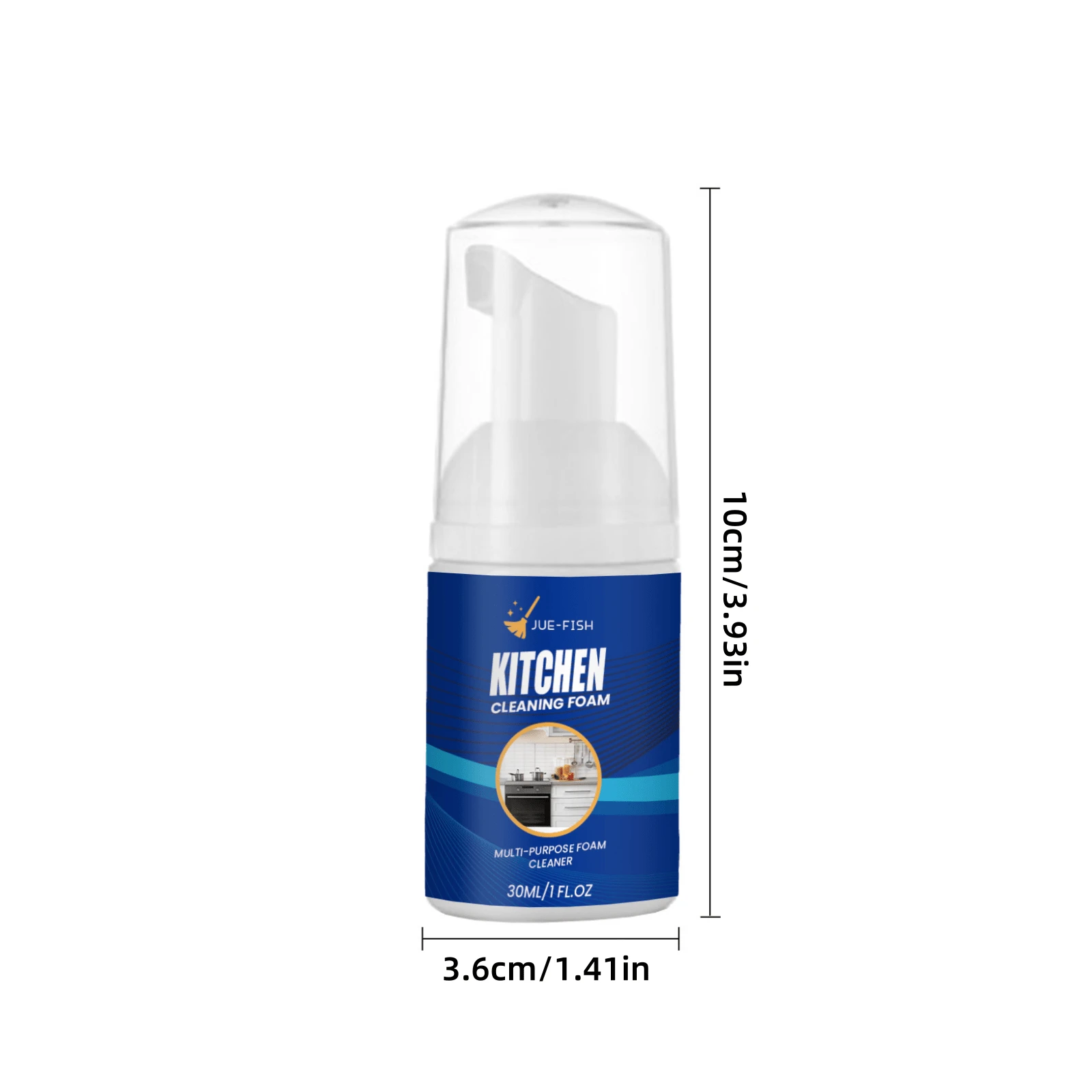Kitchen Grease Foam Cleanser And Stain Remover, MultiPurpose Stove