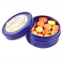 1pc 1:12 Dollhouse Miniature Danish Cookie Blue Tin Box Set Kitchen Accessories Toys, Miniature Bed, Miniature Food, Dollhouse Miniatures
