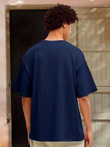 Men T-Shirts - 藏蓝色 - 查看 2