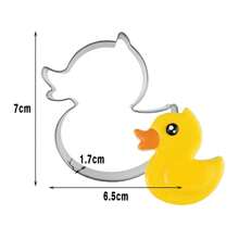 1pc Easter-Themed Stainless Steel Cookie Cutter, Featuring Rabbit, Pigeon, Duck, Egg And Carrot Shapes, Suitable As Baking Tool For Cutting Cake, Fondant, Biscuit, Chocolate And Soap, Also Helpful Kitchen Gadget For Cutting Vegetables, Fruits And Dough - Silver - View 27