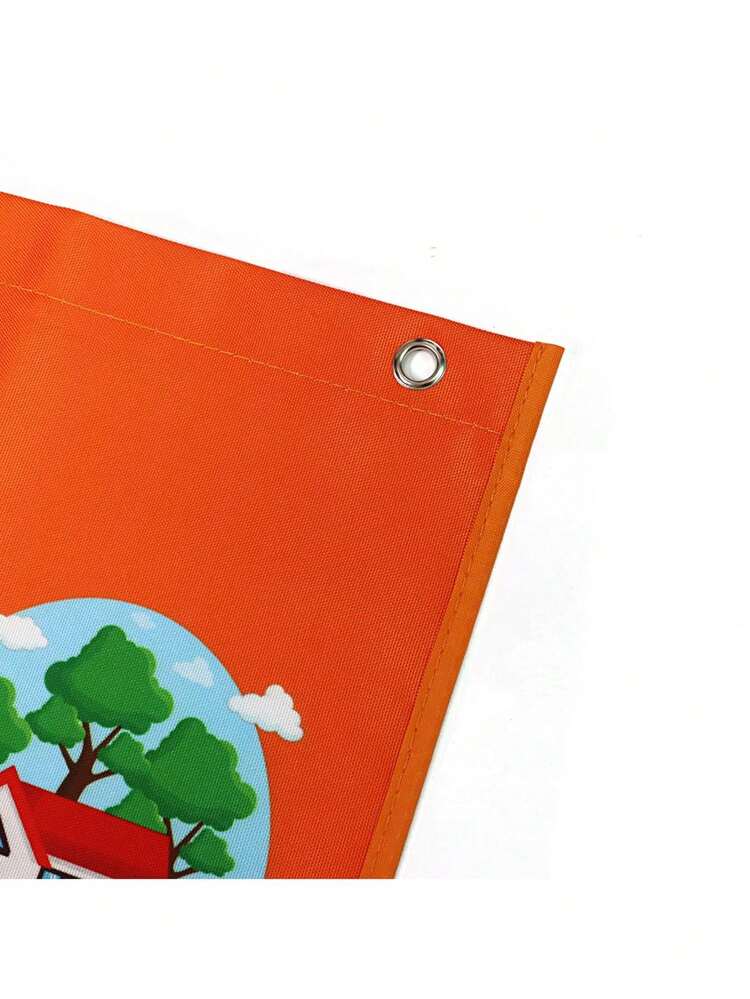 Student Attendance Check-In Hanging Bag, School Learning Hanging Bag, Early Education Hanging Bag - Orange - View 4