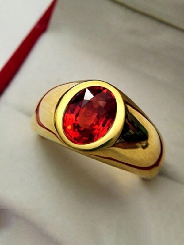 1PC Business Banquet Fashion Classic Red Ring For Men's Dating Party Wedding Engagement Jewelry Accessories Decoration Valentine's Day Gift,Mom,Mother,Mother's Day,Gift