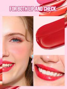 Misslyn 冰棒唇彩 ＆ 腮紅潤色 ＆ 持妝唇線套裝,保濕輕盈不黏膩,不脫妝的唇彩,完美霧面可旋轉機械唇線筆,豐富唇色,使用順暢 - Yummy Cherry+142 - 查看 5