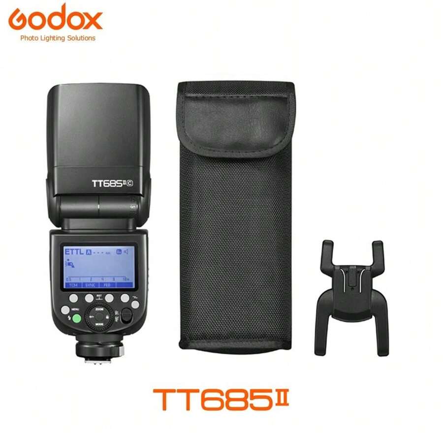 Godox Tt685 Ii Tt685n Ttl Hss 相機閃光燈speedlite升級版,相機頂部便攜填光燈,適用於nikon Z30 - 黑色 - 查看 1