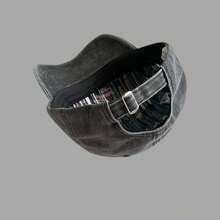 1 Pieza Gorra De Béisbol Bordada Con Alfabeto Para Mujer, Gorra De Sol Casual Vintage De Moda, Forma De Cara Plana Para El Uso Diario En La Calle - Multicolor - Ver 2