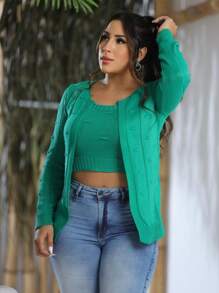 Women Two-Piece Outfits - 綠色 - 查看 1