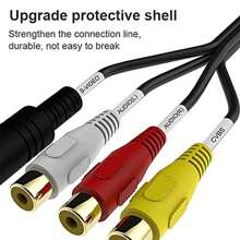 USB 2.0 Audio Video Grabber Converter-VHS Digitize And Edit Videos From Any Analog Source Including VCR VHS DVD Video Recorder For Windows11/10/8/7 - Black - View 3