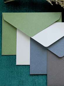 5pcs/10pcs Envelope Set, Vintage & Artistic Japanese-Ins Simple Love Letter Bag Handwritten High-End Stationery With Office Envelope, Perfect For Gift Card, Bank Card, Id Storage, Letters, Cards,Christmas