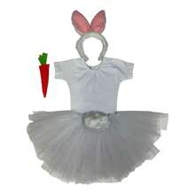 Young Girls Costumes - White - View 2
