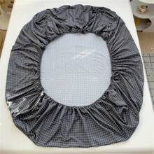 1pc New Printed Single Fitted Sheet Is Soft And Comfortable, Suitable For Family Bedrooms, Dormitory Single Beds, Etc