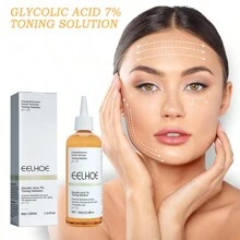 7%乙醇酸化妝水,7%果酸調理液,剝落、活膚和恢復柔嫩皮膚,針對瑕疵和粉刺的解決方案（100ml） - 白色 - 查看 1