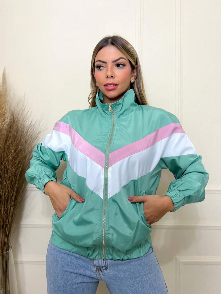 Women Coats - 綠色 - 查看 1