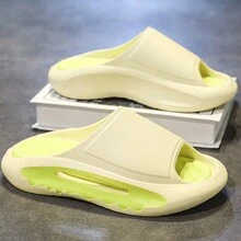 Hàng mới đến Nam Dép đi trong nhà Đúng mốt , Linh hoạt , Giải trí , Và Thể thao Trong nhà/Ngoài trời Chống trượt Dép tông Với Đế mềm - Màu be - Xem 4