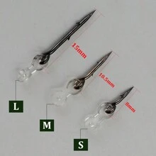 Metallköder Spike Karpfenangeln Zubehör Köder Sting Boilies Pin Mit Klarem Gummimais Ronnie Haar Rig Karpfenfutterset