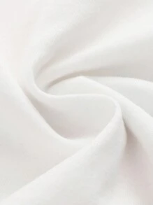 1 件年轻女孩休闲卡通海洋动物鱼印花圆领短袖 T 恤上衣，时尚，适合春夏季 - 白色 - 查看 7