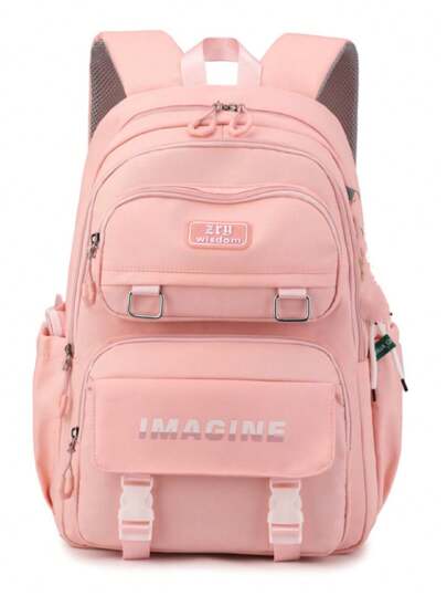 Mochila Feminina Escolar Universitária De Viagem Moda Casual Unissex