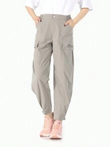 TECTOP Nữ Đi Bộ Đường Dài Quần Nhẹ Nhanh Khô Thể Thao Quần Jogger Tập Luyện Phòng Chờ Thể Thao Ngoài Trời Mặc Quần Áo Hoạt Động - Màu Khaki - Xem 6