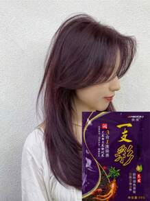 5 Tinte de jengibre para el cabello púrpura luce un color espectacular, Lava, Tiñe y Nutre al mismo tiempo, 3 en 1 - Morado - Ver 3