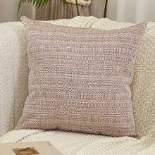 Luxury Chenille Jacquard Modern Art Decorative Pillowcase, No Filler, With Hidden Zipper, Exquisite Workmanship And Durable Zipper. This Beautiful Cushion Cover Is Suitable For Sofas, Couches, Beds, Cars, Seats, Window Seats, Loveseats, Living Rooms, Bedrooms, Floors, Benches, Offices, Coffee Shops, Etc. - Pink - View 4