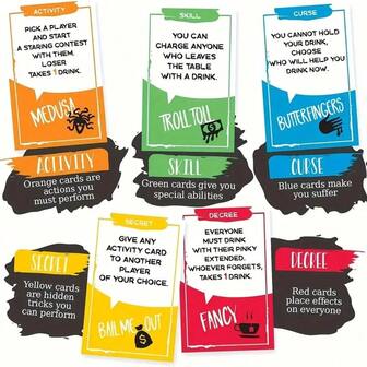 Sotally Tober Drinking Games For Adults - Outrageously Fun Adult Party Card Game, Gaming Gift,Family Gathering Entertainment Card Games, Friend Gathering Card Board Games, Holiday Travel Entertainment Games, Couple Card Games Board Games