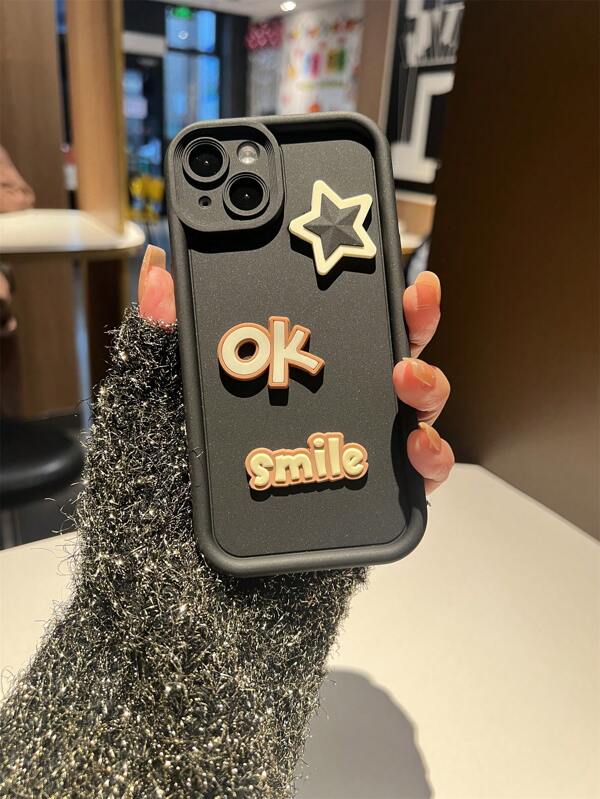 1 Pieza Estuche Personalizado De Tpu Para El Teléfono Compatible Con Iphonex Xr Xsmax 11 11promax 12 12pro 12promax 13 13pro 13promax 14 14pro 14promax 15 15pro 15plus 15promax
