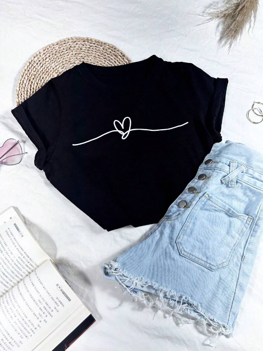 Women T-Shirts - Black - View 1