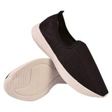 Women Wedge Sneakers - 黑色 - 查看 2