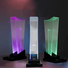 Colorful Light-Up Headphone Stand With Breathing Led Light, Usb Powered, Suitable For Headset With Storage Function - Black - View 5