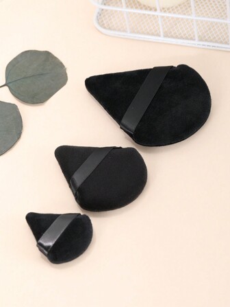 3pcs Triangle Makeup Sponges, Small/Medium/Large, Double-Sided, Suitable For Various Areas, Beauty Tool,Makeup,Cheap,Room Decor,Vanity,Travel,Bedroom,Makeup Accessories,Puff,Makeup Blender,Powder Puff,Makeup Sponge,Cheap,Stocking Stuffers,Makeup,Makeup Tools,Cheap Stuff,Gifts,Gifts For Women,Christmas Gifts