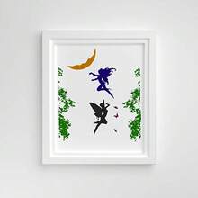 Moon Fairy Clear Stamp Making Card, DIY Photo Scrapbook Card Album, Fairy Dance Transparent Background Scrapbook Rubber Stamp. - White - View 4