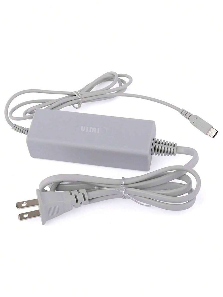 Cargador Eliminador Para Wi U Gamepad Adaptador - Gris - Ver 1