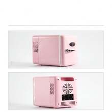 Mini refrigerador portátil - Rosa - Ver 2