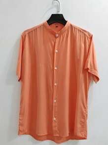 Men Shirts - Orange - View 3